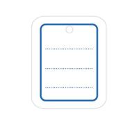 Avery Boite de 1000 étiquettes cadres et lignes bleus - 30x37mm (ETIPERFL1)