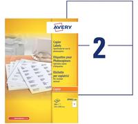 Avery Boîte de 200 étiquettes autocollantes DP002-100 Copieur multi-usages 210 x 148,5 mm