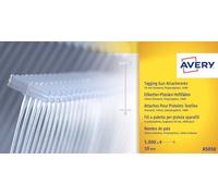 AVERY - Boite de 5000 attaches standard polypropylène 50mm - Transparentes