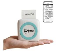 Avery BTPRINTER Mini imprimante d'étiquettes Bluetooth | Mini imprimante d'étiquettes bluetooth