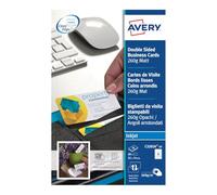Avery Quick&Clean C32024-10 - cartes de visite - 80 carte(s)