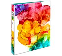 Avery + Classeur Amy Tangerine Designer Collection, anneaux ronds de 2,5 cm, capacité 175 feuilles, couleur arc-en-ciel (28341)