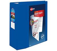 Avery Classeur robuste à 3 anneaux, anneaux One Touch EZD de 12,7 cm, tranche de 6,9 cm, 1 classeur bleu pacifique (79817)