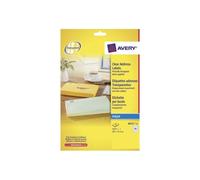 Avery Clear Mini Label - Clair - 21.2 x 38.1 mm 1625 unités (25 feuille(s) x 65) étiquettes