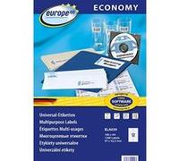 Avery dennison 100 ela039 étiquettes universelles 97 x 42,3 mm blanc 100 feuilles 1200 étiquettes averyzweck Blanc G