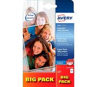 Avery Dennison Classic / C2570-100 Papier photo pour impression jet d'encre 10 x 15 / 180g Brillant 100 feuilles (Import Allemagne)