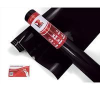 Avery Dennison SW900 190-O Film Vinyle Double Couche pour Voiture - 0,3 x 1,5 m avec Carte d'application - Rouleau de Feuille de véhicule - Noir Brillant