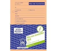 Avery Dennison Zweckform 1014 Bloc-Notes Mémo Pour Notes De Réunion Orange.[G722]