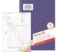 Avery Dennison Zweckform 1726 Job, DIN A5, selbstdurchschreibend, 3 x 40 feuilles, blanc, jaune, rose
