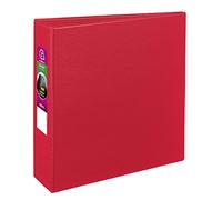 Avery Durable Classeur à 3 anneaux, anneaux inclinés de 7,6 cm, 1 classeur rouge (27204)
