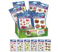 Avery España 48595 Assortiment de 60 autocollants en papier pailleté, 6 différents fantasmes, 60 autocollants en carton