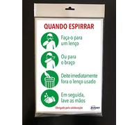 Avery España AV_KITCOVID5_PT Sinalização Coronavirus COVID19 Lot de 2 feuilles A4