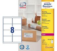 Avery - Etikett Avery LR7165-100 99.1x67.7mm Weiß 800 Stücke | Box ein 100 Blatt