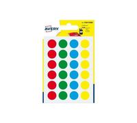 Avery Étiquette autocollante de différentes couleurs couleurs assorties (pack de 144)