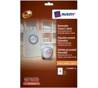 Avery - Étiquette Avery L7104Rev -20 60 mm blanc 240 pièces | Paquet de 20 feuilles