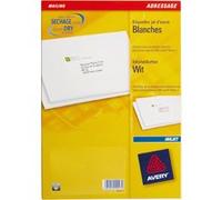 Avery J8166 Etiquettes d'expédition blanches jet d'encre 99,1 x 93,1 mm - Boîte de 150