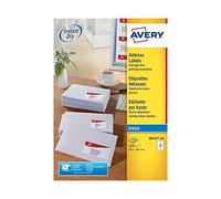 Avery Étiquettes Adresse Autocollantes Blanches 1400 Pièces 99,1 x 38,1 mm Impression Jet d'Encre