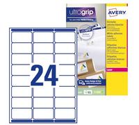 Avery Étiquettes Adresse Autocollantes Blanches 360 Pièces 63,5 x 33,9 mm L7159-15
