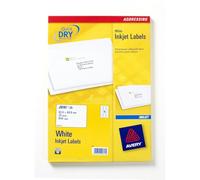 Avery J8161 Etiquettes adresses blanches jet d?encre 63,5 x 46,6 mm - Boîte de 450