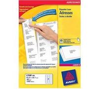 Avery Etiquettes Adresse L7160-40 G