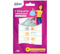 36 Étiquettes Autocollantes Pour Vêtements Motifs Ciel - Multicolore Multicolore