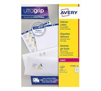 Avery Self Adhesive Address Mailing Labels, Laser Printers, 12 Labels Per A4 She
