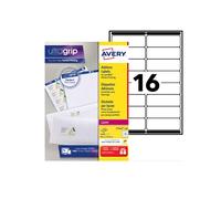 Avery Étiquettes Autocollantes Blanches 1600 Pièces 99,1 x 33,9 mm L7162-100