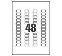 Avery - Étiquettes - Clair, Mat - 22 X 12.7 Mm 1200 Étiquette(S) ( 25 Feuille(S) X 48 )