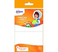 Avery Étiquettes de congélateur, 65 x 33 mm, 24 étiquettes par paquet, blanc