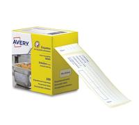 Avery Étiquettes de traçabilité alimentaire ETIHACCP 300 étiquettes 98×40 mm adhésif enlevable