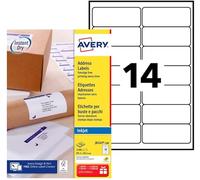 Avery Étiquettes jet d’encre, 1400 pièces, 99,1 x 38,1 mm, J8163-100