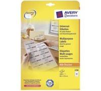 AVERY/Zweckform étiquettes, 48,5 x 25,4 mm, blanc, bord