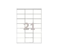 Avery-Zweckform 3481 Etiquette universelles 70 x 41 mm papier blanc 2100 pc(s) fixation permanente imprimante à jet d'encre