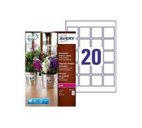 Avery Etiquettes Ultra-Résistantes, 450 X 450 Mm, Blanc