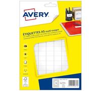 AVERY - Etui de 1792 étiquettes autocollantes. Format 12 x 18,3 mm.