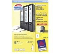 Avery File Folder Labels - Blanc - 61 x 192 mm 400 unités (100 feuille(s) x 4) étiquettes pour dossiers G