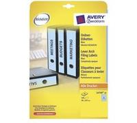 Avery Zweckform Étiquettes pour classeur opaque pour toutes les imprimantes format A4 bleu