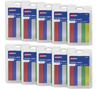 Avery Foil Star Stickers Couleurs assorties 440 par paquet 10 paquets 4400 autocollants toiles au total (06007)