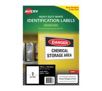 Avery Heavy Duty Laser Labels 25pk