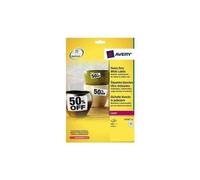 Avery Heavy Duty Laser Labels L4716 - Polyester - Adhésif Permanent - Enduit - Blanc - Diamètre 30 Mm 960 Étiquette(S) (20 Feuille(S) X 48 Étiquettes