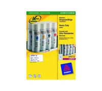 Avery Heavy Duty Laser Labels - Polyester - 63.5 x 33.9 mm 480 étiquette(s) (20 feuille(s) x 24) étiquettes
