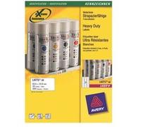 Avery Heavy Duty Laser Labels - Polyester - 63.5 x 33.9 mm 480 étiquette(s) (20 feuille(s) x 24) étiquettes G
