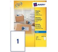Avery Étiquettes d'expédition pour imprimante jet d'encre Blanc 199,6 x 289,1 mm 100 étiquettes