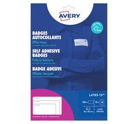 Avery Badge adhésif 50 x 80 mm - 150 pièces - Blanc - polyester soyeux