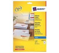 Avery Étiquettes J8160-40 840