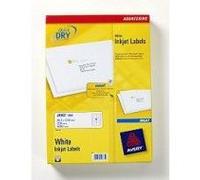 Avery - J8162-25 - Boîte De 400 Étiquettes Adresses Jet D Encre 99,1x33,9mm Blanches