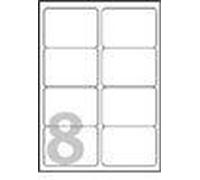 Avery - J8565-25 - 200 Étiquettes Jet D'encre - 99,1 X 67,7 Mm - Transparent