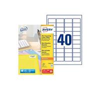 Avery Étiquettes mini multi-usages L7654 blanches 45,7 x 25,4 mm – Boîte de 4000