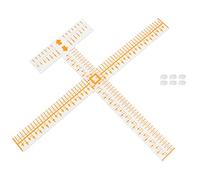 Avery King Règle acrylique Tee Square It I Outil d'alignement pour transfert de chaleur Vinyle 3 Outil d'alignement de bricolage