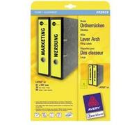 Avery Étiquettes L4755 – Jaune – 61 x 297 mm – 60 unités (20 feuilles x 3 étiquettes)